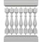 Ekena Millwork Traditional Balustrade Railing Kit Style N (5 7/8" On-Center Spacing to Pass 4" Sphere Code) BALK41X036TRN - alternate 4